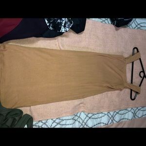 Tan tight dress